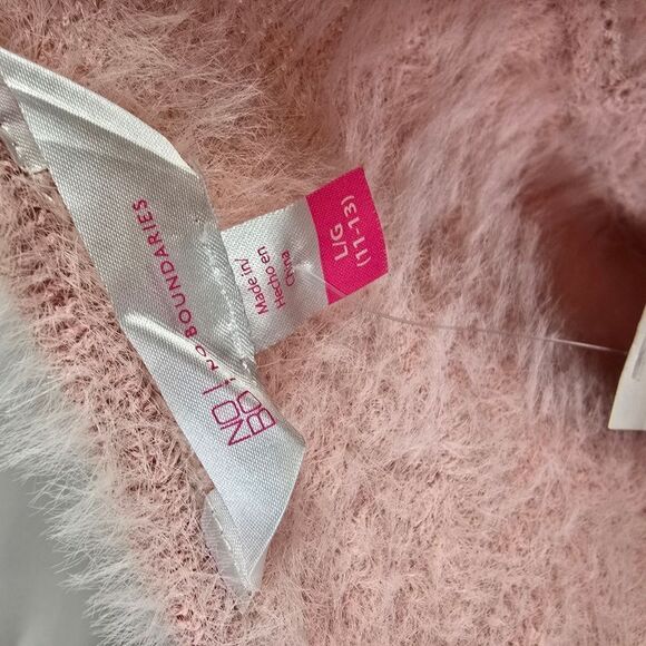 No Boundaries Pink V-Neck Sweater - Picture 7 of 7